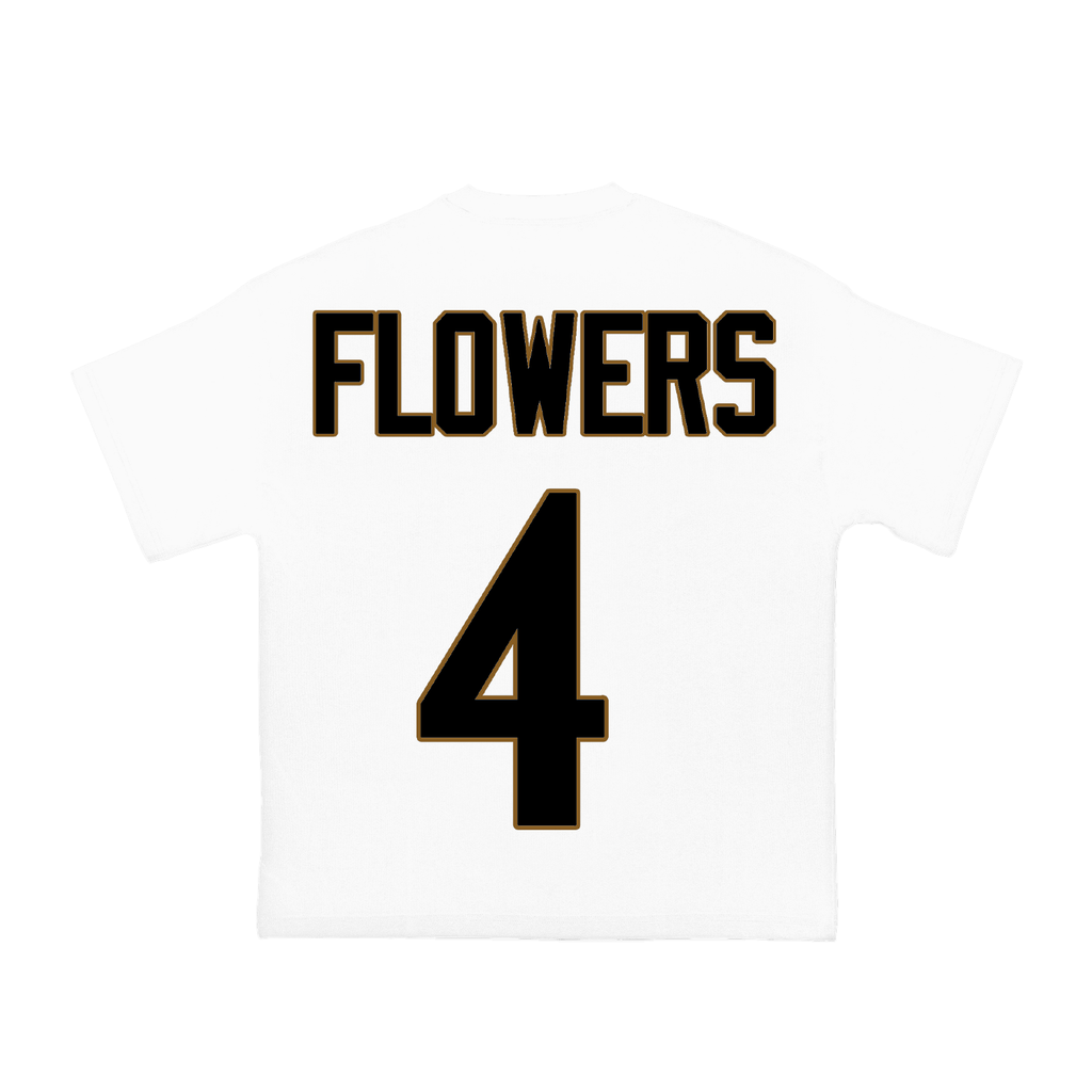 White Zay Flowers T-Shirt